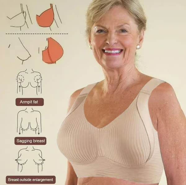 ๐Last Day Buy 1 Get 3 Packs ๐ฅ Super firming bra | Wire-free push-up bra ๐ No more sagging breasts
