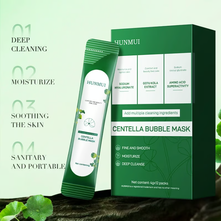 Natural Organic Avocado deep cleansing bubble mask