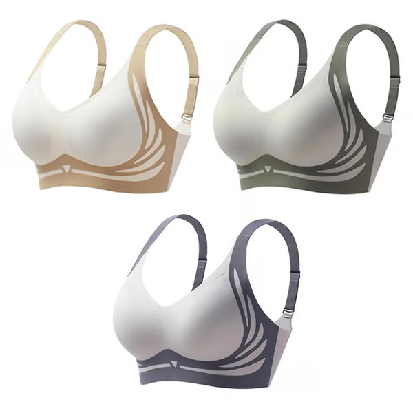 🎁Super gather bra | Wireless Push-up Bra👍No more sagging breasts