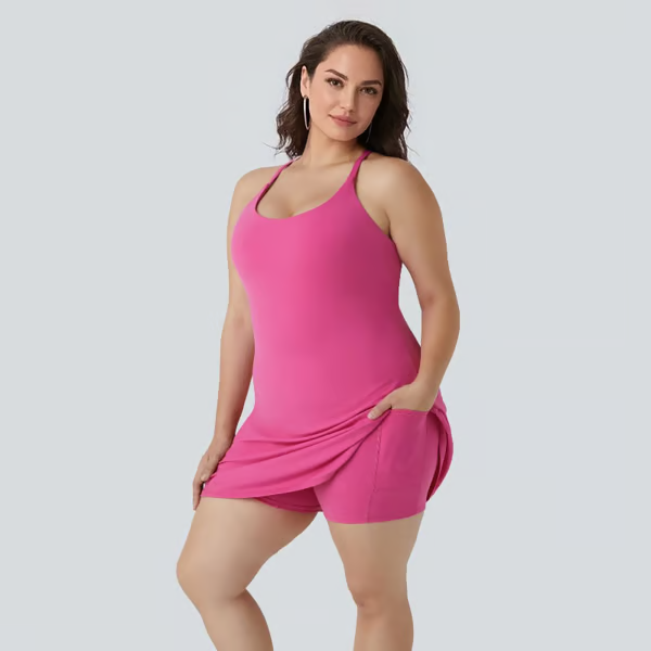 🎁Last Day 🔥The Ultimate Tummy Control Backless Active Dress -Made for Movement & Easy Bathroom Breaks