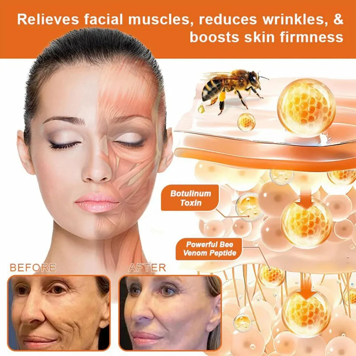 🐝🏅Flysmus™ Botox Bee Venom Firming Serum Stick-(Made and Shipped from Australia)-LAST DAY 70% OFF