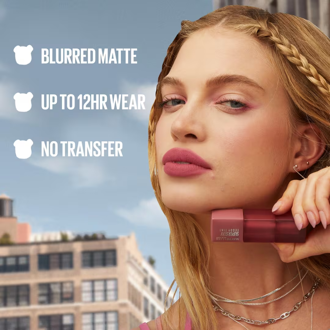 Maybelline Super Stay Teddy Tint Long Lasting Matte Lip Tint