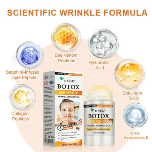🐝🏅Flysmus™ Botox Bee Venom Firming Serum Stick-(Made and Shipped from Australia)-LAST DAY 70% OFF