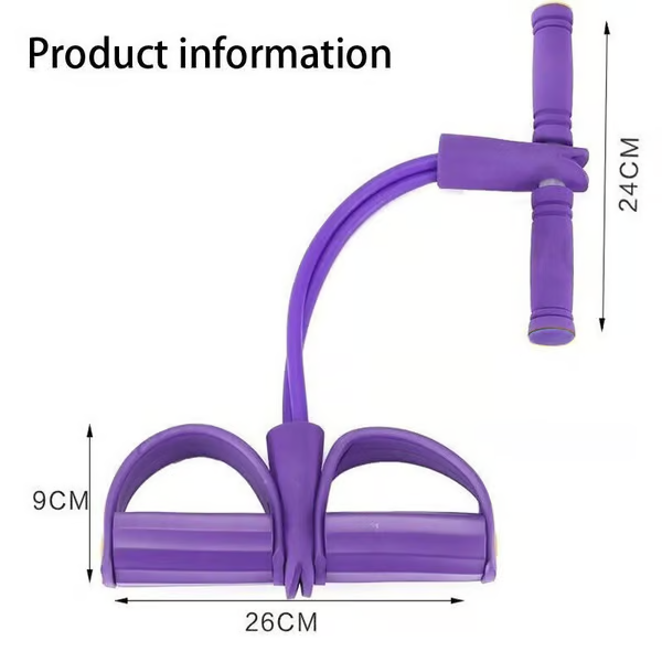 21 Fitness Resistance Bands-4 Tube Pedal Ankle Puller 21 Reviews