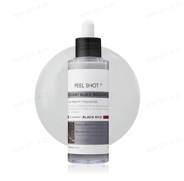 Peel Shot Glow Rice Ampoule Duo - Serums for Brightening, Exfoliating, and Moisturizing🌾