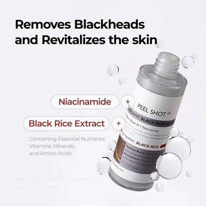 Peel Shot Glow Rice Ampoule Duo - Serums for Brightening, Exfoliating, and Moisturizing🌾