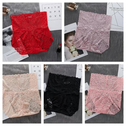 Sexy High Waist Pretty Lace Panties