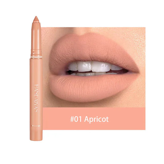 Say Goodbye to Smudges! 💄 Rotating Matte Lipstick Pencils – Long-Lasting, Sharpenable & On Sale Now!