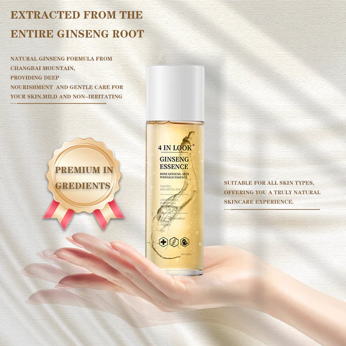 Natural Ginseng Anti-Aging Hydrating Essence Water – 100% Wild Ginseng from Himalayas
