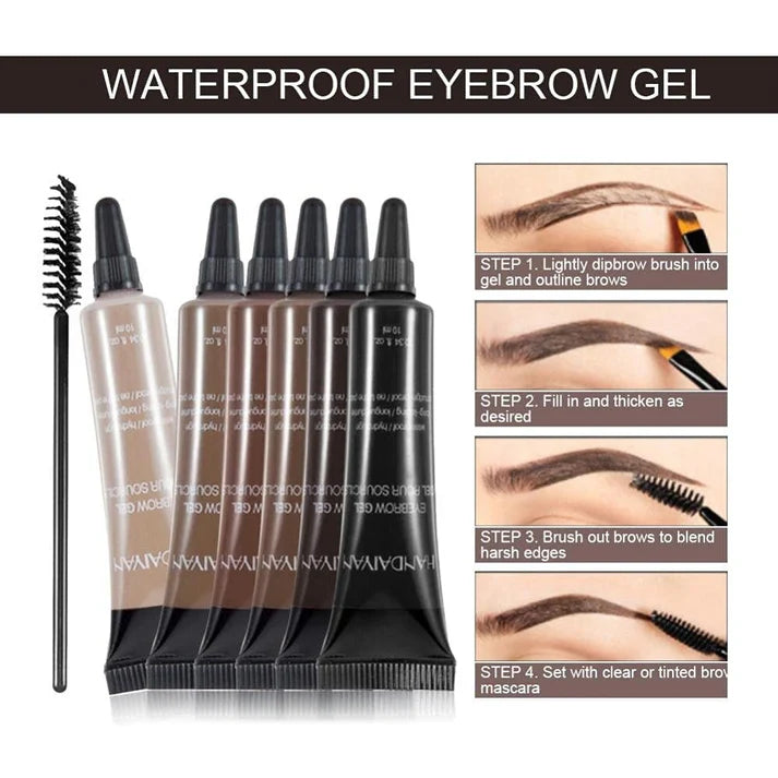 ⏳Buy 1 Get 1 Free ⭐Long-lasting Waterproof Smudge-proof Liquid Eyebrow Gel/Tint(With Free Brush)