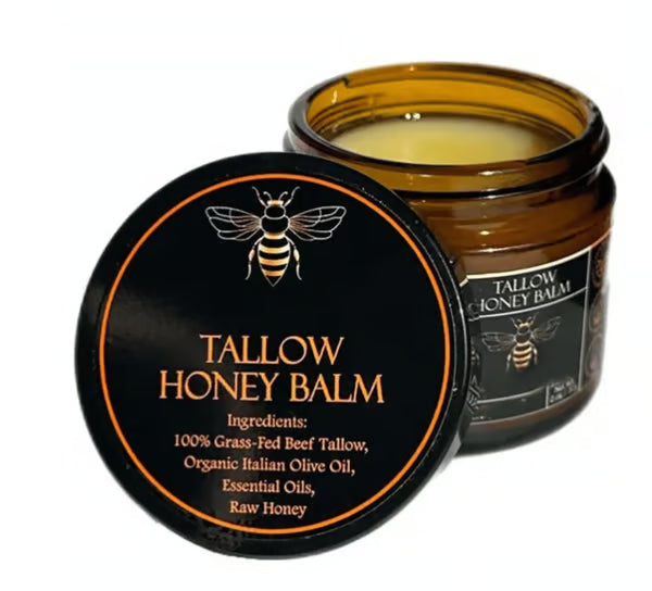 🔥Buy 1 Get 1 Free🔥|Organic Grass-Fed Beef Tallow Balm with Raw Honey