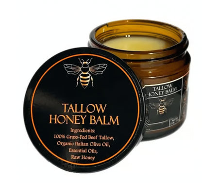 🔥Buy 1 Get 1 Free🔥|Organic Grass-Fed Beef Tallow Balm with Raw Honey