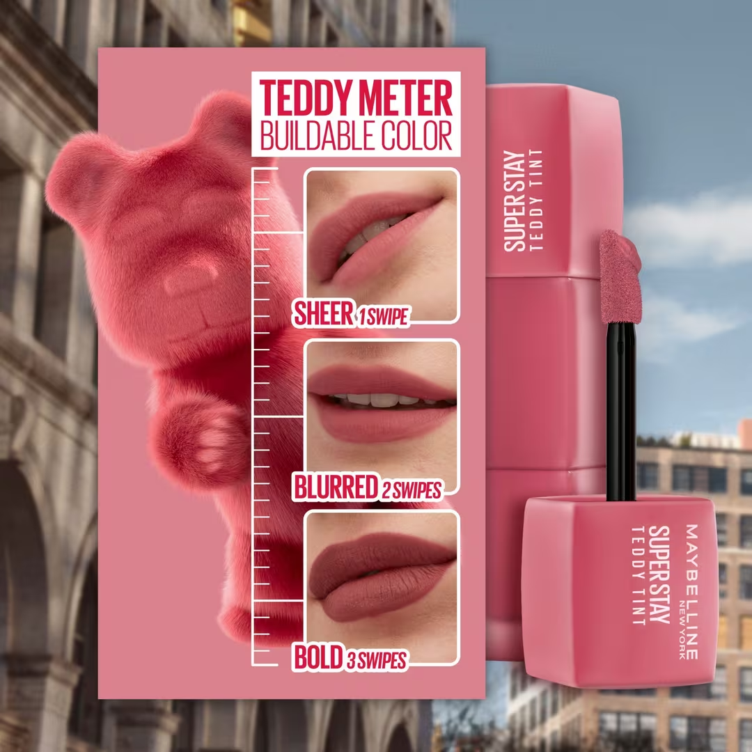 Maybelline   Super Stay Teddy Tint Long Lasting Matte Lip Tint