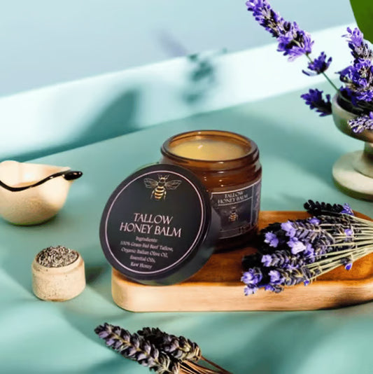 🔥Buy 1 Get 1 Free🔥|Organic Grass-Fed Beef Tallow Balm with Raw Honey