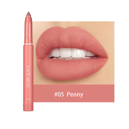 Say Goodbye to Smudges! 💄 Rotating Matte Lipstick Pencils – Long-Lasting, Sharpenable & On Sale Now!