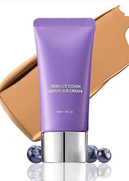🏆 50K+ SOLD! – Almost Gone💥✨Perfect Cover Serum BB Cream🎁Free Concealer Brush