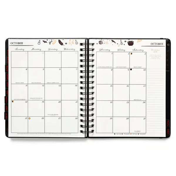 💥Limited Inventory Available! 📚🧙‍♀️Waiting for the Night 2026 Weekly Planner🧹HARDCOVER BOOK